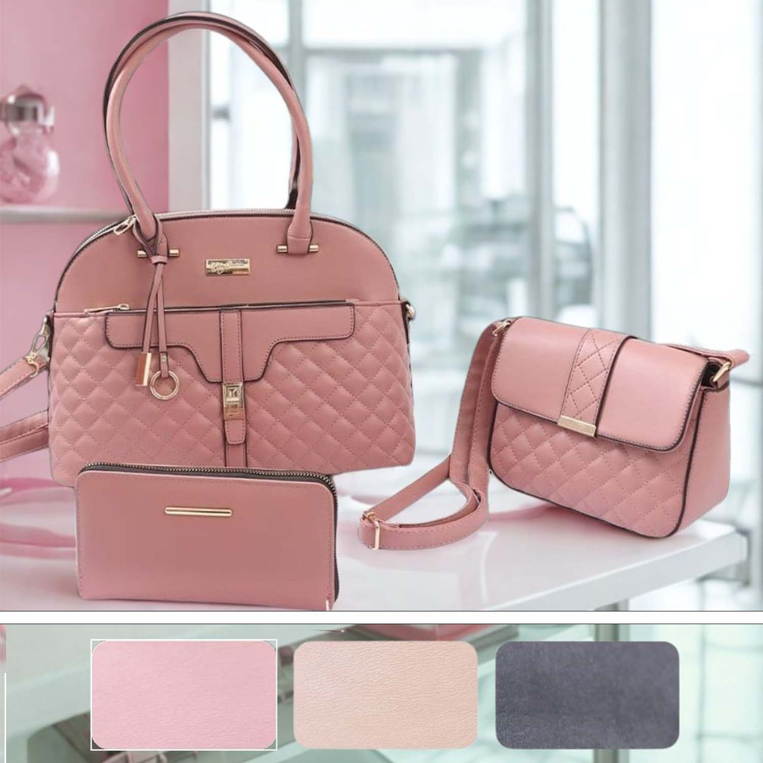 Set de Cartera y Billetera Elegante