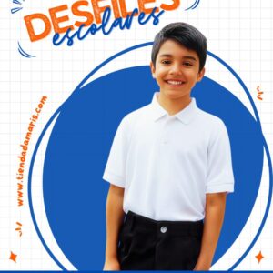 Camisa Blanca Estilo Polo